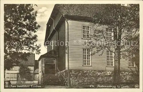 St Andreasberg Harz Partie bei der Kirche Kat. Sankt Andreasberg