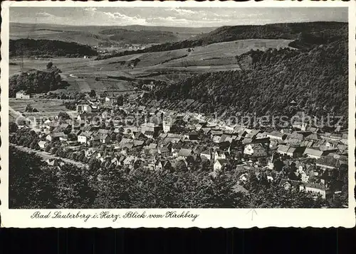 Bad Lauterberg Blick vom Kirchberg Kat. Bad Lauterberg im Harz