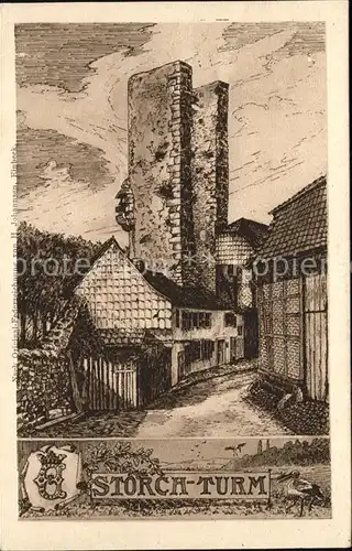 Einbeck Niedersachsen Stoch Turm Kat. Einbeck