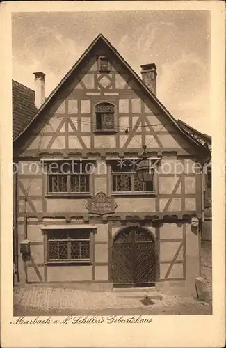 Marbach Neckar Schiller`s Geburtshaus Kat. Marbach am Neckar