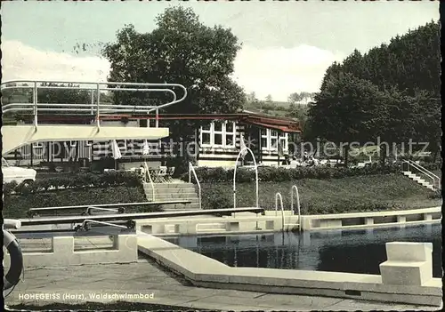 Hohegeiss Harz Waldschwimmbad (Stempel) Kat. Braunlage