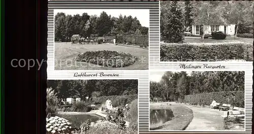 Medingen Bad Bevensen Kurgarten Teich Luftkurort Kat. Bad Bevensen