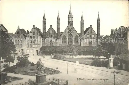 Luebeck Heilig Geist Hospital Krankenhaus Denkmal Kat. Luebeck