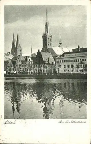 Luebeck Partie an der Obertrave Kirche Kat. Luebeck