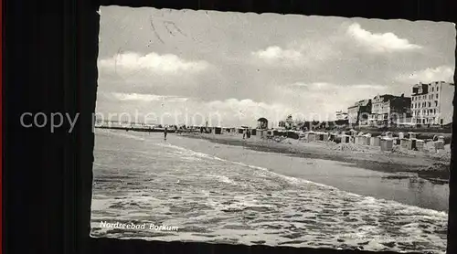 Borkum Nordseebad Strand Nordseebad / Borkum /Leer LKR