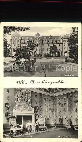 Celle Niedersachsen Herzogschloss Porzellansaal / Celle /Celle LKR