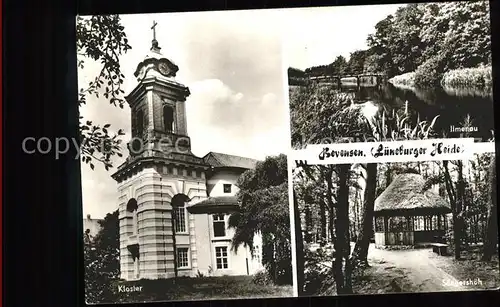 Bad Bevensen Kloster Partie an der Ilmenau Saengershoeh Pavillon Lueneburger Heide Kat. Bad Bevensen