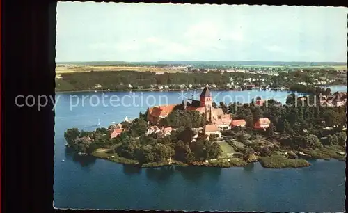 Ratzeburg Inselstadt Domhalbinsel Naturpark Lauenburgische Seen Fliegeraufnahme Kat. Ratzeburg