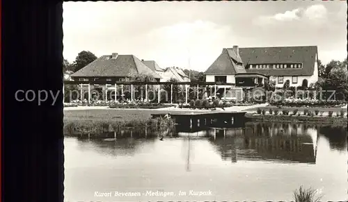 Medingen Bad Bevensen Kurpark Teich Luftkurort Lueneburger Heide Kat. Bad Bevensen