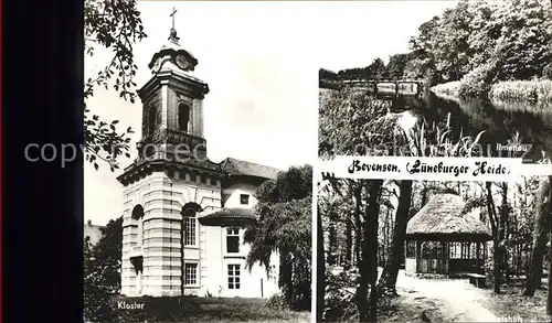 Bad Bevensen Kloster Partie an der Ilmenau Saengershoeh Pavillon Luftkurort Lueneburger Heide Kat. Bad Bevensen