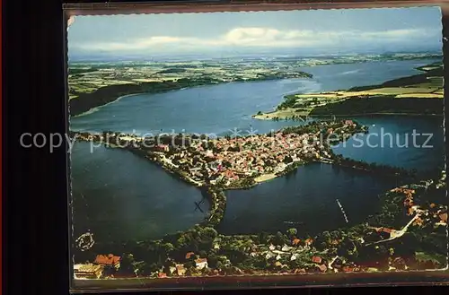 Ratzeburg Inselstadt Naturpark Lauenburgische Seen Fliegeraufnahme Kat. Ratzeburg