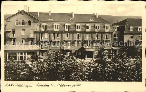 Bad Wildungen Sanatorium Helenenquelle Kat. Bad Wildungen