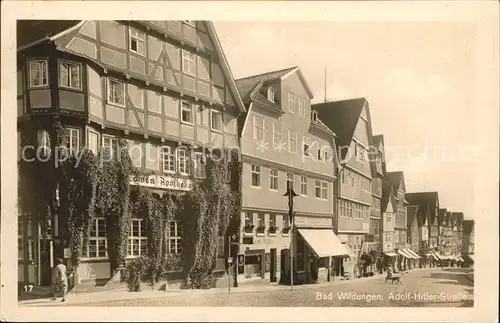 Bad Wildungen AH Strasse Loewen Apotheke Fachwerkhaus Kat. Bad Wildungen