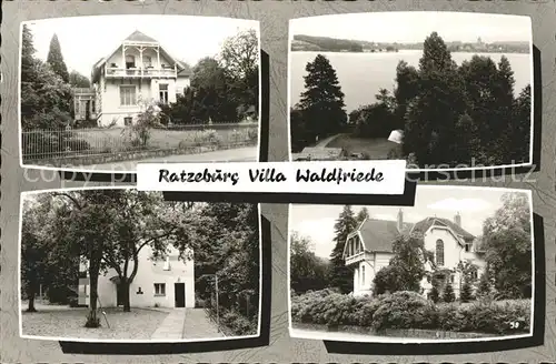 Ratzeburg Villa Waldfriede Inselstadt Naturpark Lauenburgische Seen Kat. Ratzeburg