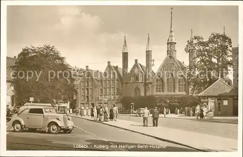 Luebeck Koberg mit Heiligen Geist Hospital Krankenhaus Kat. Luebeck