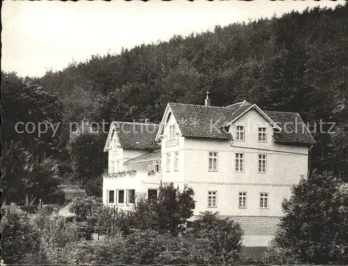 Bad Gandersheim Kurhaus Waldschloesschen Kat. Bad Gandersheim
