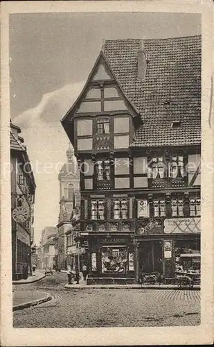 Goettingen Niedersachsen Quentins Ecke Historisches Gebaeude Kat. Goettingen