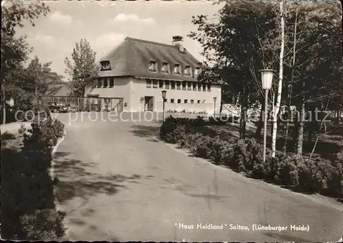 Soltau Haus Heidland Lueneburger Heide Kat. Soltau