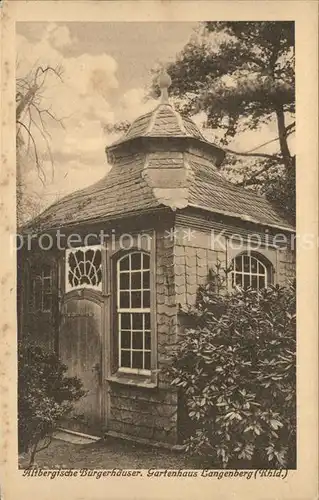 Langenberg Rheinland Altbergisches Buergerhaeuser Kat. Velbert