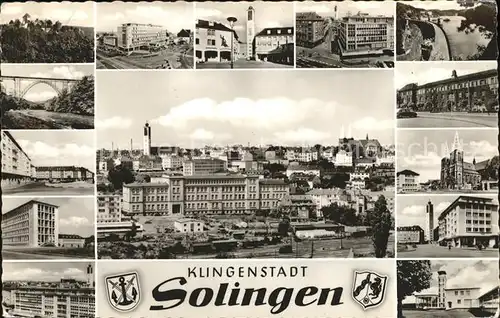 Solingen Klingenstadt Wappen Kat. Solingen