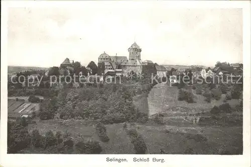 Solingen Schloss Burg Kat. Solingen