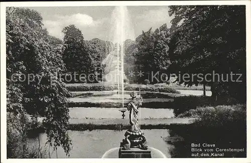 Bad Cleve Cerestempel Kanal Kat. Kleve