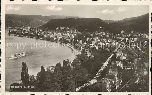 Boppard Rhein Fliegeraufnahme Kat. Boppard