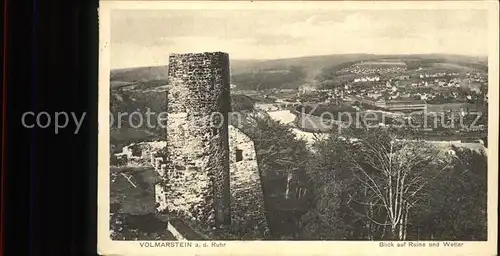 Volmarstein Ruine Wetter Kat. Wetter (Ruhr)