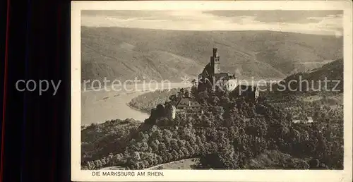 Marksburg Rhein Kat. Braubach