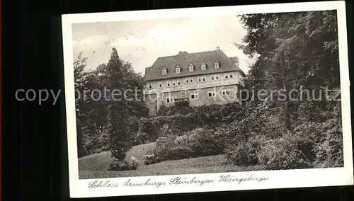 Rinteln Schloss Arensburg Steinberger Wesergebirge Kat. Rinteln