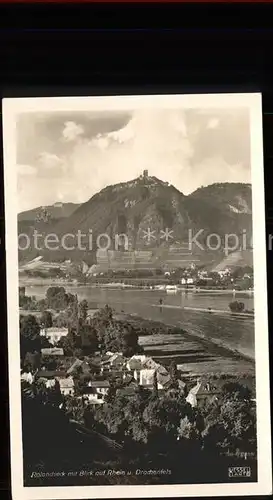 Rolandseck Rhein Drachenfels Kat. Remagen