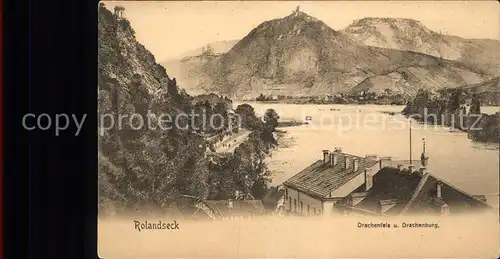 Rolandseck Drachenfels Drachenburg Kat. Remagen