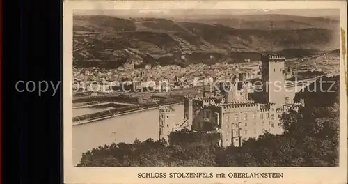 Stolzenfels Schloss Oberlahnstein Kat. Koblenz