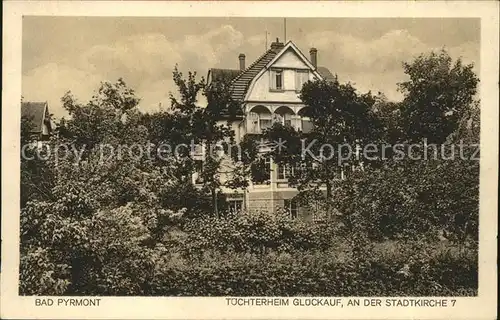 Bad Pyrmont Toechterheim Glueckauf Stadtkirche Kat. Bad Pyrmont