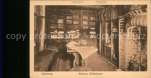 Lueneburg Koerkammer im Rathaus Kat. Lueneburg