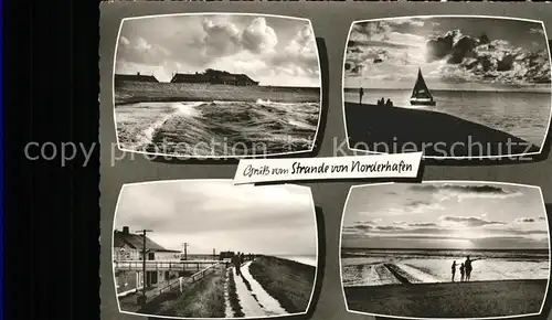 Norderhafen Strandleben Kat. Norderfriedrichskoog