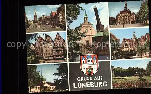 Lueneburg Rathaus u.Gradierwerk Kat. Lueneburg