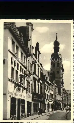 Bonn Rhein Bonngasse mit Beethovenhaus / Bonn /Bonn Stadtkreis