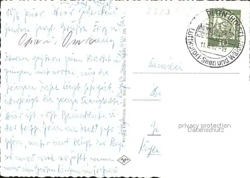 Ploen See Partie am Schloss (Stempel) / Ploen /Ploen LKR