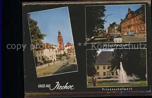 Itzehoe Altes Postamt Prinzenhofpark u.Viktoriastrasse Kat. Itzehoe