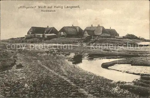 Hallig Langeness Werft "Hilligenlei" Kat. Langeness