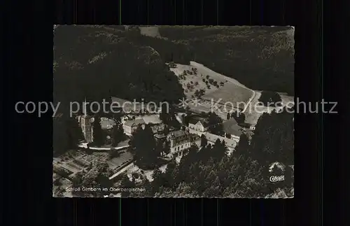 Marienheide Schloss Gimborn (Luftaufnahme) Kat. Marienheide