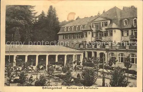 Schlangenbad Taunus Kurhaus u.Kaffeehalle Kat. Schlangenbad