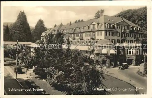 Schlangenbad Taunus Kurhaus u.Schlangentanne Kat. Schlangenbad