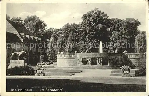 Bad Nauheim Partie im Sprudelhof Kat. Bad Nauheim