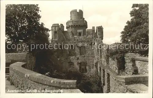 Auerbach Bergstrasse Schloss Kat. Bensheim