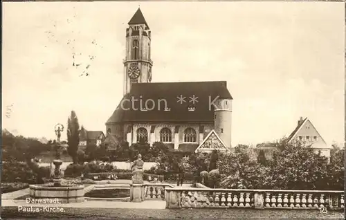 Darmstadt Paulus Kirche Kat. Darmstadt