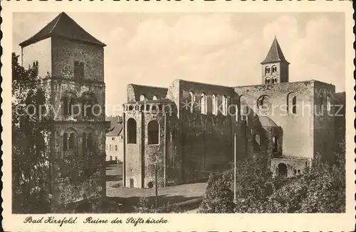 Bad Hersfeld Ruine der Stiftskirche Kat. Bad Hersfeld