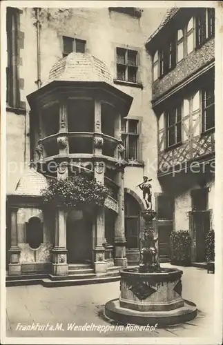 Frankfurt Main Wendeltreppe im Roemerhof Kat. Frankfurt am Main