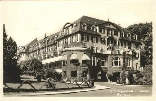 Schlangenbad Taunus Kurhaus Kat. Schlangenbad